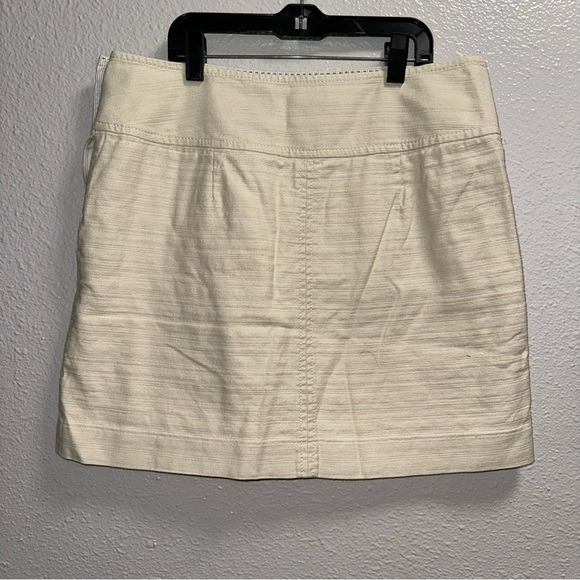 Jcrew linen blend skirt size 6 - Picture 2 of 7